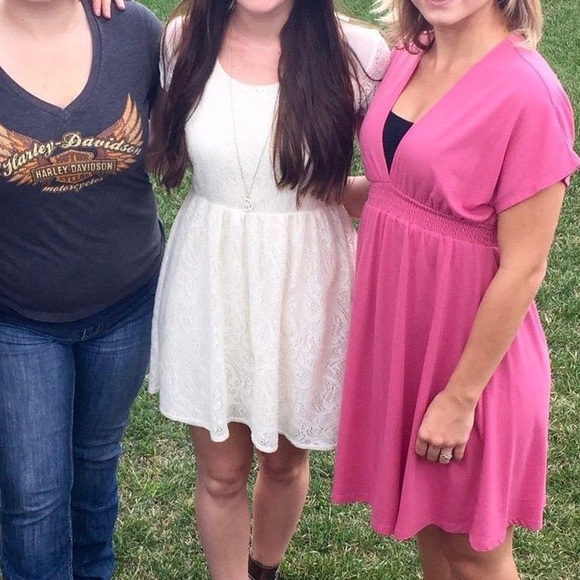 Bee Stitched x Francesca’s | Lace White Dress - Picture 13 of 14